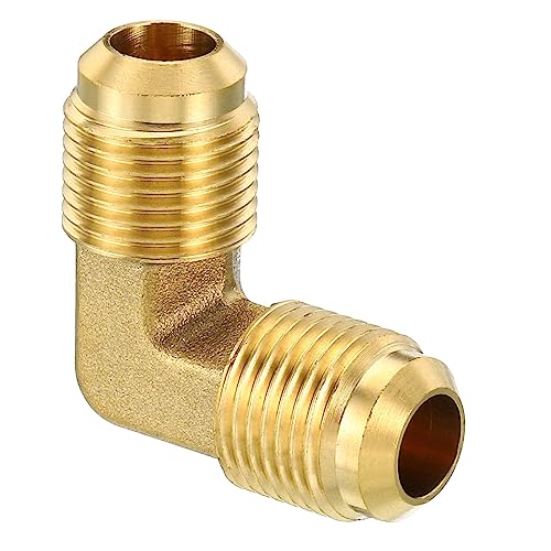 3/8" x 3/8" Brass Pipe Fitting, 90 Degree Elbow Tube Accessoires Tube Adapter Socket voor Airconditioning Koeling Loodgieter