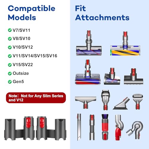 2st Opslag Accessoires Houder voor Dyson V7 V8 V10 V11 V15 Outsize Cordless Stofzuiger