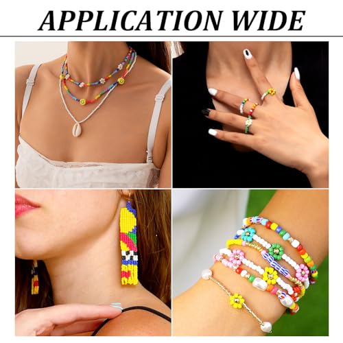 150G Glas Zaad Kralen 5 Kleuren Opaque En Transparante Binnen Kleuren Rond Hole Zaad Kralen 4mm Assorted Glas Zaad Kralen Bulk voor DIY armband sieraden maken 3