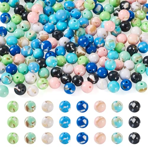 160 st 4mm synthetische steen kralen edelsteen kralen ronde armband kralen gladde kralen echte steen losse ruimte kralen bubblegum kralen voor armband ketting oorbellen