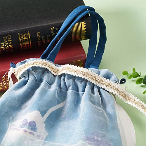 16,4 Yards Fringe Trim Lace 16mm Polyester Ribbon Gimp Braid Trimmen voor kostuum gordijn stoelen Naaien sieraden maken DIY bekleding decor materialen, Linnen kleur 3