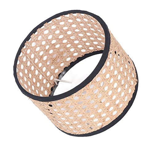Gevlochten Rattan Lampshade, Hexagonale Polygonale Vorm, Delicate Verpakking, Gewichtloos, Uitstekende Licht Transmissie, Rattan Lampshade Voor Kroonluchters 5