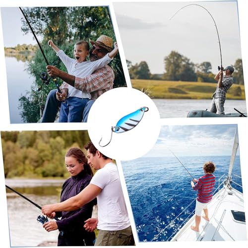 12st Vissen Lepels, 5g Trout Vissen Bait met opslagvak, kunstmatige spinning Trode, Trout Vissen Bait, Lepel voor Perch 4