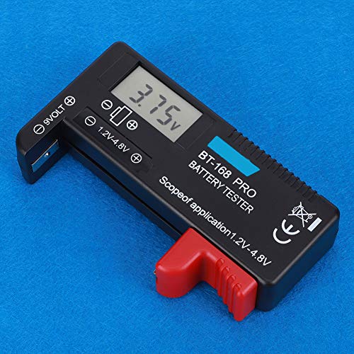 Batterijtester, Batterijtester voor alle batterijen, Batterijtester voor Aaa, Aa, Power Tool Accessoires, Bt 168Pro Digitale LCD-accutester, 1.2V, 4.8V, Batterijtester voor Kle 3