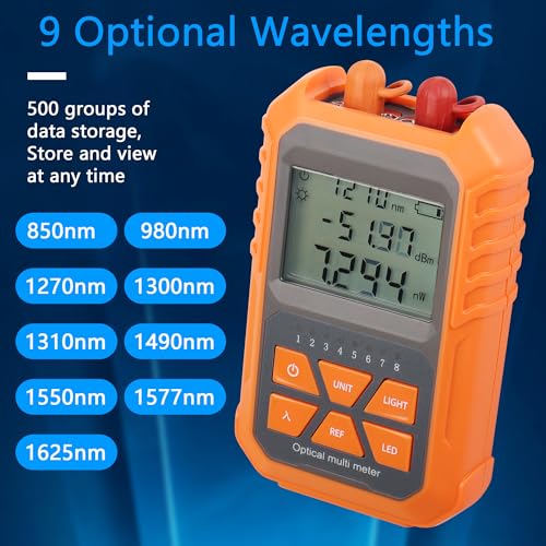 Fiber Optic Power Meter FC/SC/ST Portable Network Kabel Tester met Universele Interface 2MW Visual Fault Detector LED Verlichting 5