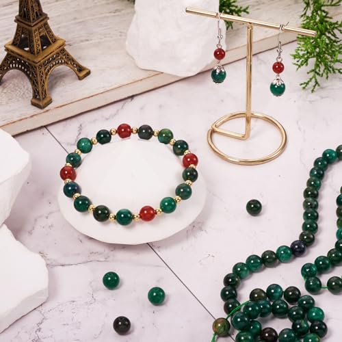 49st Natuurlijke Smaragd Kwarts Kralen Strands 8.5mm Ronde Real Edelsteen Spacer kralen energie stenen kralen voor sieraden maken armbanden ketting oorbellen