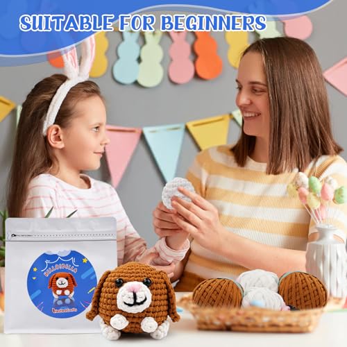 Beginner Bella haak Kit Complete Amigurumi Starter set met stap-voor-stap Video Tutorials Gift 3