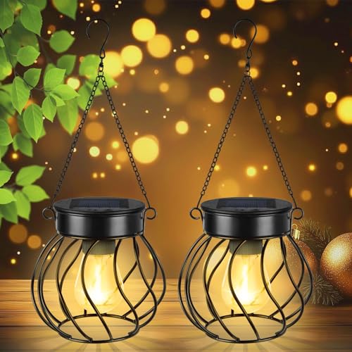 Solar Lantern Outdoor IP65 Waterproof Hang Garden Lantern Solar Lights voor Garden Yard Patio Trouwfeest Decoratie