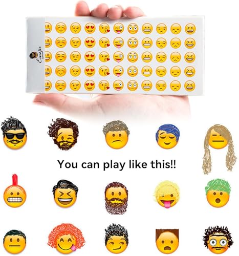 24 Vellen Emoji Stickers, Happy Face Sticker Stempel, Notebook, Decoratie, Smiley Stickers, Grappige Emoji Stickers, Kleine Stickers, Cartoon Bonus Stickers voor kinderen, Emoji Beloningen voor kinderen 4