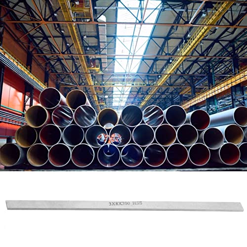 Stalen Rod voor draaibank, Witte Vierkante Staal Rod, HSS draaiend gereedschap voor draaibank gereedschap voor het snijden van wortels voor hout, stalen staven (3 x 8 x 200 mm) 5