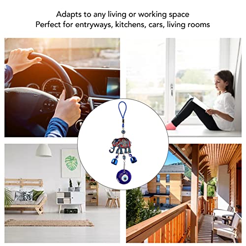 Blue Eye Olifant Hangende Ornament, Olie Drop Blue Eye Hanger, Exquise Lucky Hanger Accessoires voor auto achteruitkijkspiegel, Gepersonaliseerde decoraties 5