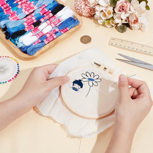 48 Stranden Sashiko Borduur Threads Set 2 Kleuren 0,4 mm Dikte voor vriendschap armbanden hand borduren Thread Naaimachines 3