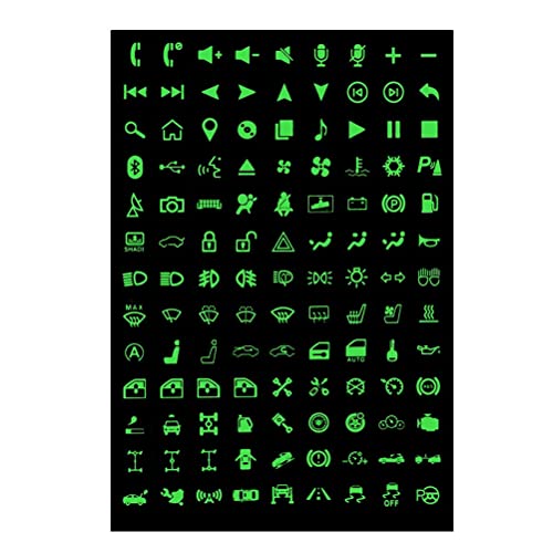Multifunctionele Knop Stickers, Lichte Auto Sticker, Lichte Stickers, Automatische Sticker, Rocker Switch Label, Circuit Panel Stickers 3
