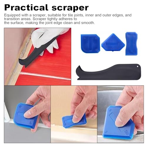 Cartridpunten, 30 stuks siliconen punten, PP siliconen punten, witte cartridgetip, met spatel, voor ligm, afdichtmiddelen of cartridgepistolen 4