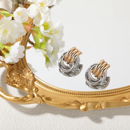 oorbellen metalen oorbellen hanger oorbellen gouden oorbellen gouden klok gouden en zilveren verklaring oorbellen modieuze druppel oorbellen minimalistische trendy sieraden geschenken