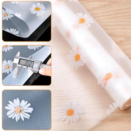 Anti schimmel antibacteriële koelkastmatten, antifouling lademat, antibacteriële koelkastmat, geschikt voor koelkasten, kasten, tafels, 30 x 500 cm 3