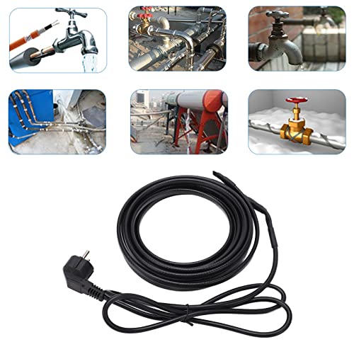 Verwarmingskabel voor buizen, Verwarmingsband, 5 m, Zelfregulerend, met Plug voor de winter, IP68, Waterdichte Pipe Accessoires, Verwarming Accessoires, Standaard 3
