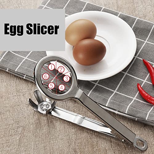 Stainless Steel Egg Cutter, Egg Divider Splitsing, Egg Pieces/Divider, Snijtangen, Fruitsnijder, Multi-Purpose Egg Cutter, Aardbeisnijder, Keukengereedschappen