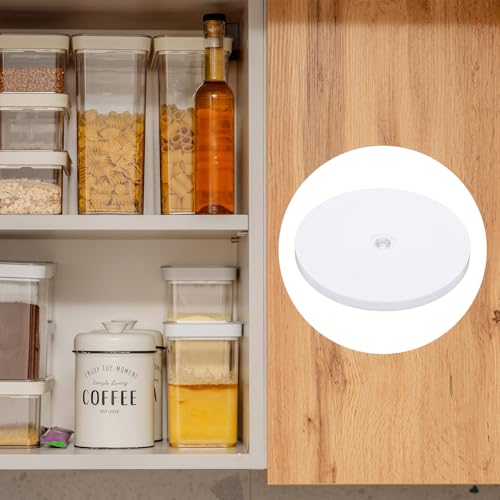 6 Inch Heavy Duty Rotating Swivel Stand met stalen kogellagers, 1 Stuk 360° Rotatie Draaibare Lazy Susan Base voor Grote Screen TV Computers Monitors, Wit 4