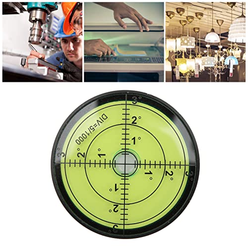 60x12mm Circular Spirit Level Metalen Circulaire Spirit Level Ronde Spirit Level Magnetisch Geest Niveau schokbestendig 3