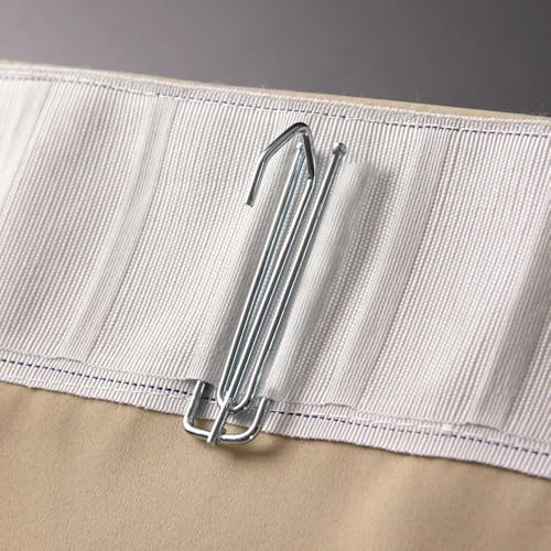 60 st Roestvrij stalen gordijn haken, Vouwhaken, Gordijn haken, Roestvrij staal, Gordijn haken voor alle thuis gordijnen 5