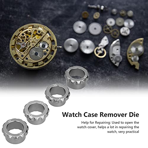 Horloge Verwijderaar sterven, 34 tot 38mm Horloge terug geval opener, Crystal Removal Tool voor horloge reparatie 5