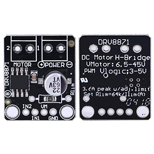 DRV8871 H-Bridge DC Motor Driver Board Drive Controller Module PWM Controlemodule DC6.5-45V 3,6A 5