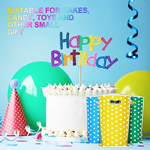 Kleurrijke Pentagram Party Bags, 30PCS Plastic kleine Cadeautassen, 5 kleuren, Meisjes Jongens Kinderen verjaardag Cadeautassen, Kleurrijke Cadeau Goodies Tassen, Perfect voor kinderen 4