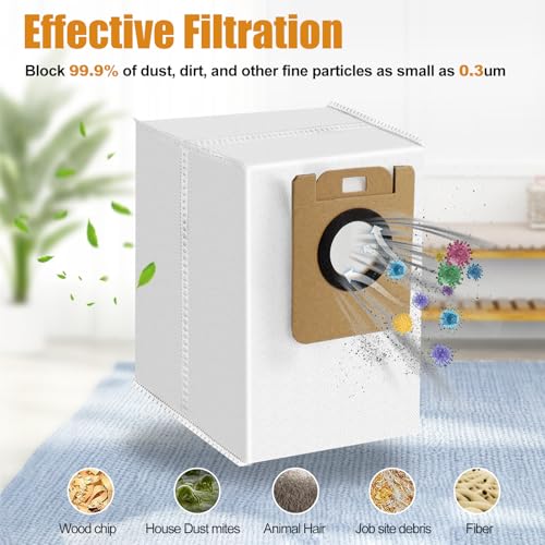 6 st. Stofzak voor Xiaomi Droom Bot Z10 Pro/L10 Plus Auto Lege Robot Vacuüm Onderdelen 4