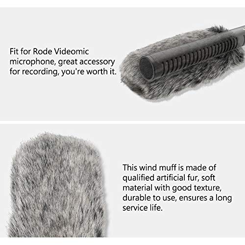 Professionele Winddichte Voorruit voor Video Microfoon Microfoon Microfoon Furry Voorruit Buitenruit Mic Windschild Muff Fur Custom Fit 3