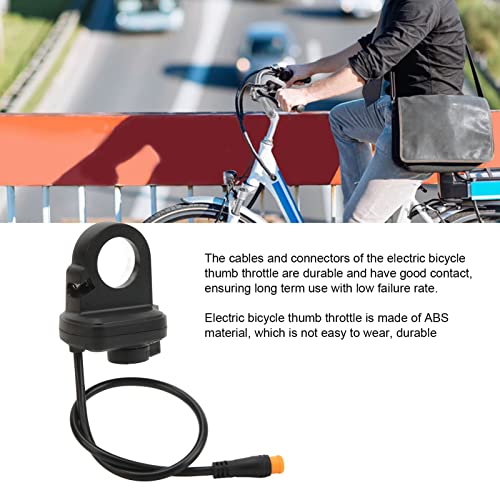 Elektrische Scooter Duim Throttle Accelerator, 12V naar 72V Universeel (22,5mm) Finger -Throttle Speed Controller voor E Fiets elektrische Scooters 5