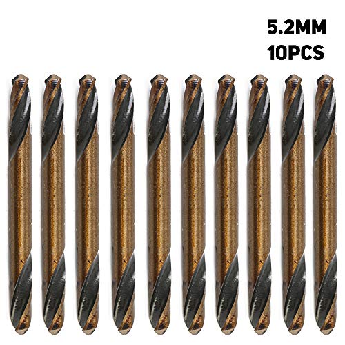 10PCS HSS Dubbele Ended Drill Straight Shank Twist Bits Set Drill Bits roestvrij staal gereedschap voor metalen koolstofstaal werken
