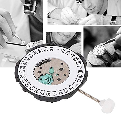 Quartz beweging, datumweergave, eenvoudige installatie voor horloge reparatie accessoire (enkele kalender)