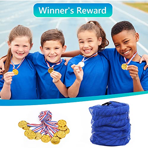 20ft Kinderen Volwassen Tug van War Touw Kit met Whistle Medal Accessoires, Outdoor Playfield Day Family Party Birthday Party Game Tug of War Rope Kit (Blauw) 5