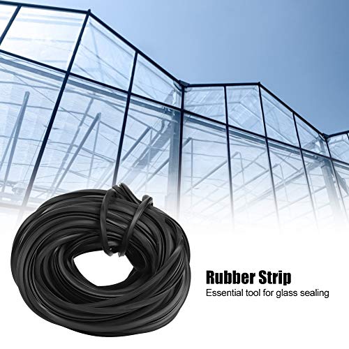 Rubberen strips voor kassen rubber afdichting, beglazing, rubber afdichtingen, rubber afdichting strips, zwarte universele rubber strips, glas afdichting, rubber pijp voor 3
