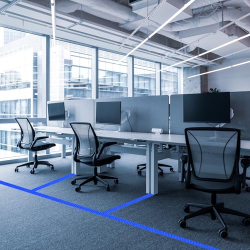 Tapijt Marker Strips 15mmx5m, 2 rollen Vloermarkeringen Nylon Strip Vloer Marker Tape voor klaslokaal Tapijt Teacher Supplies, Rood 5