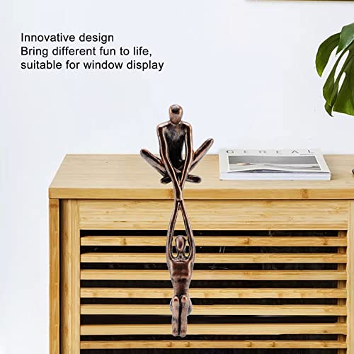 liefhebber sculptuur ornament, industriële abstracte kunst sculptuur paar harsen abstracte kunst standbeeld paar man tillen vrouw dansen beeldje 3