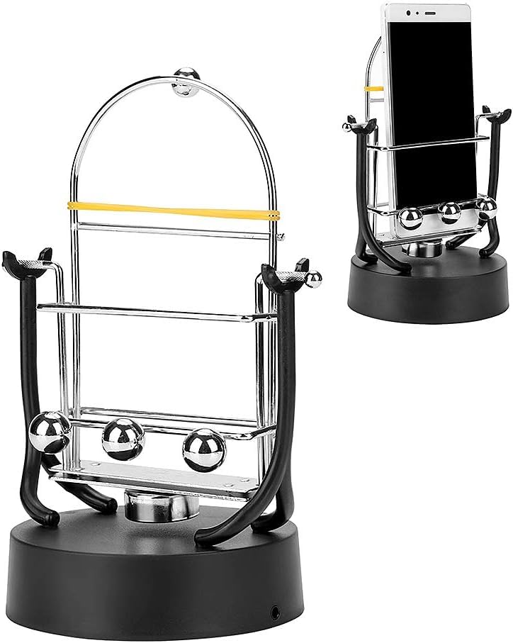 Swing Mobiele telefoon Compatibel met Pokemon Go, Phone Swing, Shake Wiggle Device Perpetual Motion Phone Stap Counter Automatic Shake Motion Borstel Stap met USB-kabel