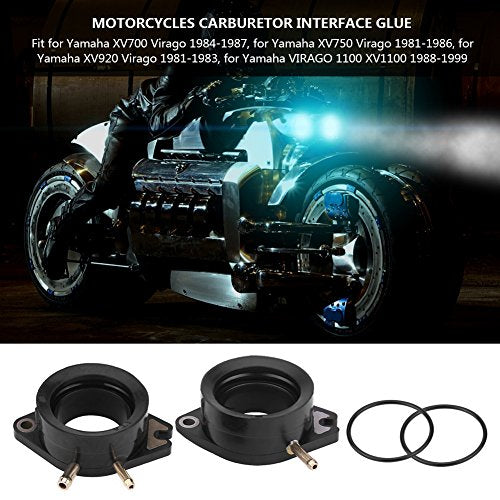 carburateur, carburateur aanzuigkromminglaarzen 2 verbinding carburator Joint Carburetor carburetor voor Yamaha 81-86 XV750
