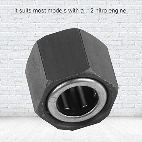 12mm One Way Bearing voor RC HPI Part 86083 Silver Metal 12mm Motor Hex Nut One Way Bearing R025 Rc Reserveonderdelen voor Hsp Redcat Exed HPI 1 10 Car