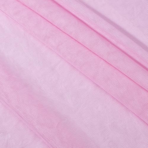 5m polyester mesh stof, 1,6m brede tule stof parel roze ademend mesh materiaal voor kleding voering sportkleding DIY crafting kostuum ontwerp 4