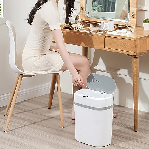 Automatische sensor vuilnisbak 12 Litre Trash Can Motion Sensor voor Hands-Gratis afvalbak, Geschikt voor Slaapkamer, Badkamer, Keuken 3