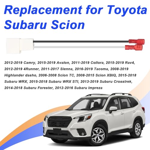 72-8104 Speaker Bedradingsharnas Adapter Draad Vervanging voor Camery, voor Corolla, voor Tacoma auto voor- en achterluidsprekers (6PCS) 3