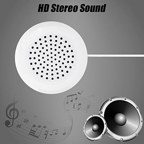 kussenluidsprekers voor slapende Mini-luidspreker Bluetooth White ABS nieuwe DIY kussenluidspreker 3.5mm Mini Stereo-luidspreker voor MP3 telefoon draagbare CD 4