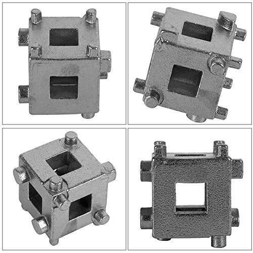 3/8" Schijf Brake Piston Divider Gereedschap Verwijderaar, Universele Voertuig Rear Drive Disc Remmen Piston Verwijderaar Kaliger Wind Terug Kubus Kalliper Adapter Zilver Andere veranderingen, populair 5