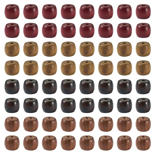 40 stuks natuurlijke kippen kralen, kippen kralen om te knutselen, Sabdal hoeten kralen, 8 mm boho-kralen, losse klotselkralen, tuinen afstandskralen voor armbanden, haar, doe-het-zelf