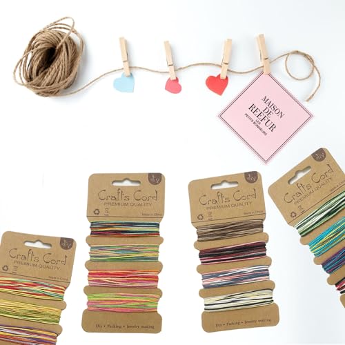 4 PCS kleur verloop koord voor armbanden, Vlas koord, armband koord, 1mm Craft Cord, voor ketting, armbanden, enkelbanden en oorbellen 3