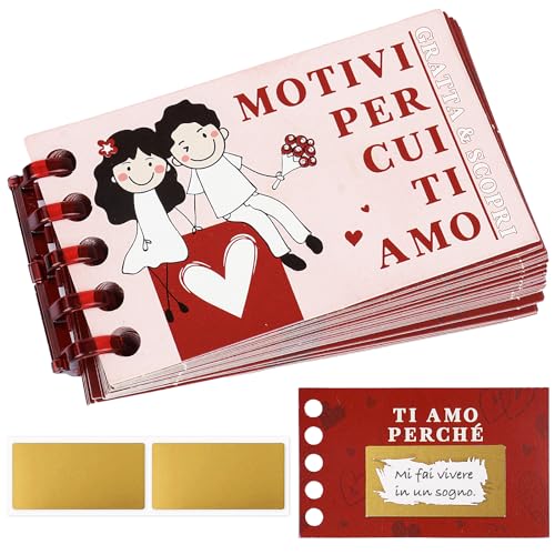 24 stuks Advent Calendar, Love Cards, Scratch Cards, Gepersonaliseerde Vanlentine Day Gift Idee voor Hem en haar, vriendje, bruiloft, verjaardag, kerst