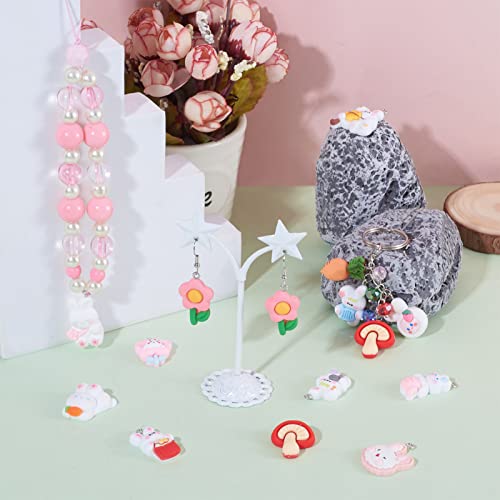 Hars Charms Imitatie Cupcake Dessert Hangers voor sieraden maken