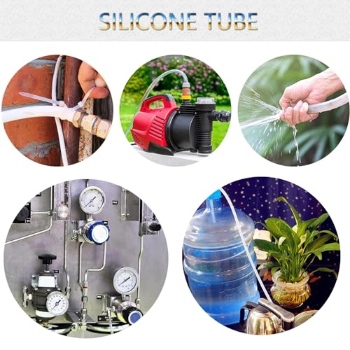 Siliconen buis 2.3mm ID x 4mm OD 5m/16.4ft Lengte, Flexibele Siliconen Rubber buis, Waterlucht slang voor pompoen overdracht, Zwart 4